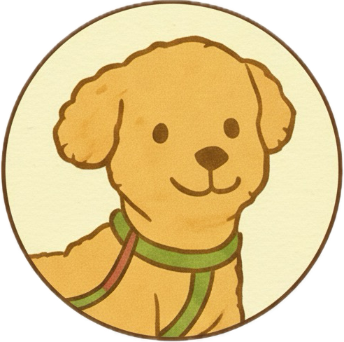ふく（犬のイラスト）